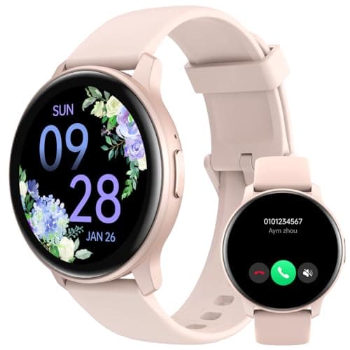 JeeJTek Smart Watch, HD Smartwatch for Men Women (Answer/Make Calls), Fitness Watch with 100+ Sport Modes, IP68 Waterproof/Heart Rate/Sleep Monitor, Activity Trackers for iOS/Android