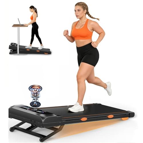 Walking Pad Treadmill with 15% 12-Level Auto Incline, 450 lbs Capacity RGB UI Screen, 3 in 1 Under Desk Treadmill, Bluetooth Speaker, 3.5HP Quiet Portable Treadmills for Home Hiking, APP & Remote