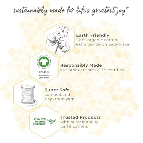 Burt's Bees Baby Toddler Hooded Animal Character Towels Organic Cotton, Unisex Bath Essentials, Soft Nursery Towel for Kids 6