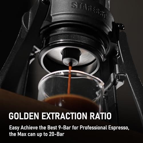 STARESSO PLUS SP300 Espresso Machine, Manual Portable Coffee Maker Compatible Ground Coffee with Pressurized Filter, Espresso Maker for Home Travel Camping Office, Non-Electric 5