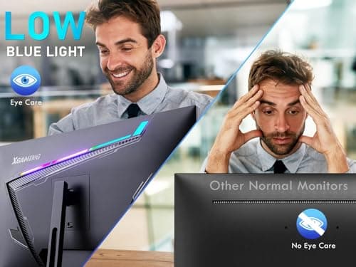 XGaming 27 Inch Curved Monitor 2K 165Hz 1500R, QHD 2560 x 1440p Gaming Computer Display, 16:9 HDMI, 1ms, FreeSync, 99% sRGB, Eye Care HDR PC Screen Built-in Speakers, VESA, Tilt Adjustable 5