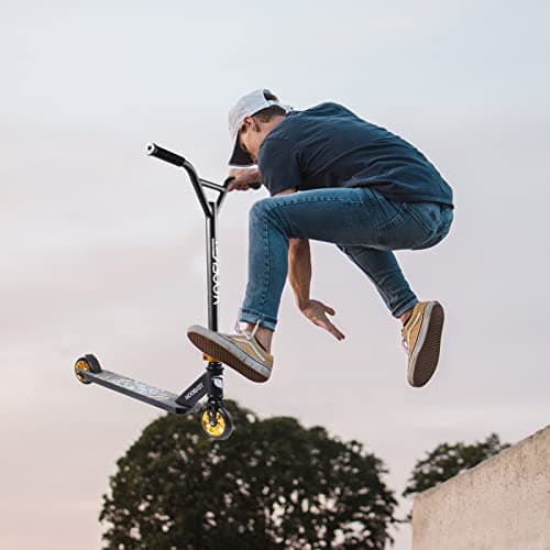 TENBOOM Stunt Scooter for Teens Adults and Kids 8 Years and Up for Boys and Girls Who Want to Play Stunt Action Cool Stunt Scooter Can Be Used for BMX Stunts 8