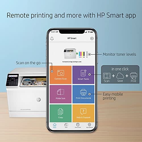 HP Color LaserJet Pro M182nw Wireless All-in-One Laser Printer, Remote Mobile Print, Scan & Copy, Works with Alexa (7KW55A) 6