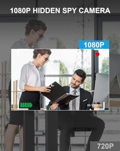 DAIFAC Wireless Mini Camera HD Smoke Detector Camera,WiFi Remote Real-Time Home Nanny Cam,Security Mini Small Pet Camera,Indoor Camera for Home Security/Office 5