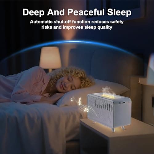 White Noise Night Light Humidifier, 3-in-1 White Noise Sound Machine Humidifier with 8 Ambient Sounds, Diffuser Sound Box Powered by USB, Sleep Sound Machine for Home Office, Timer 7