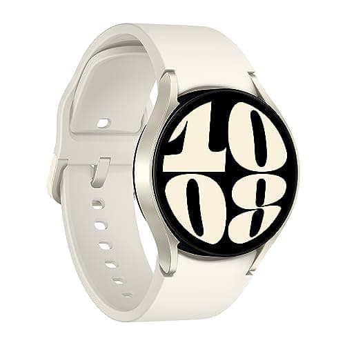 Samsung Galaxy Watch 6 40mm Bluetooth Smartwatch, Fitness Tracker, Personalized HR Zones, Advanced Sleep Coaching, Heart Monitor, BIA Sensor for Health Wellness Insights, Big Screen, US Version, Gold 9