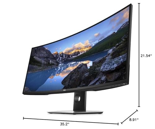 Dell U-Series 38" 4K UHD 1600p Ultra Wide Screen LED-Lit Monitor (U3818DW), Black 9