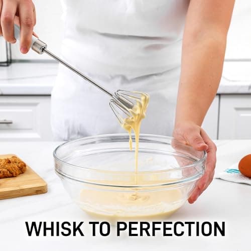 Push Action Egg Whisk by Zulay Kitchen 6