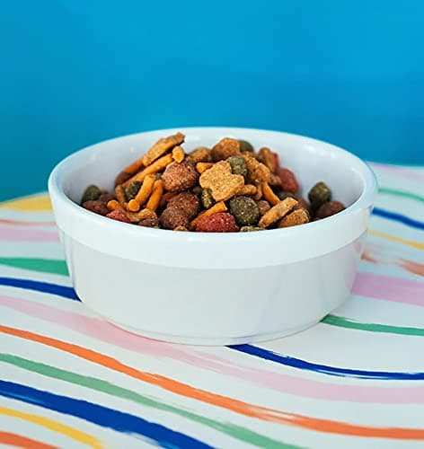 Waggo Dipper Ceramic Dog Bowl for Small and Large Breeds - Heavyweight and Durable Pet Food and Water Dish Crock, Dishwasher Safe, Modern (Light Grey, Medium) 5