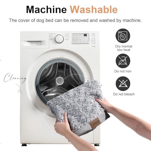 Large Dog Bed Orthopedic Washable: Beds Bolster XL Bed Large Big Dogs Memory Foam Couch Sofa Waterproof with Removable Cover 7