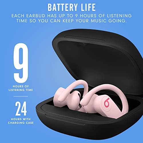 Powerbeats Pro Wireless Earbuds - Apple H1 Headphone Chip, Class 1 Bluetooth Headphones, 9 Hours of Listening Time, Sweat Resistant, Built-in Microphone - Cloud Pink 6