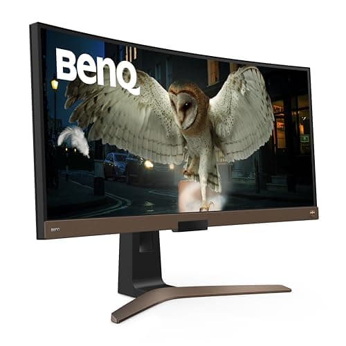 BenQ EW3880R Premium Curved Ultrawide Monitor 38" WQHD w/Remote | IPS | 2300R Curve | HDRi | Eye-Care Tech | Height, Swivel & Tilt | 2.1ch w/ 8w Subwoofer | DisplayPort |HDMI | USB-C | USB Hub,Black