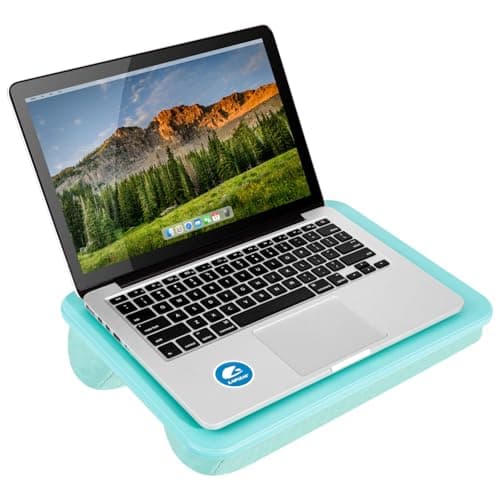 LAPGEAR Compact Lap Desk – Fits Up to 14″ Laptops – Aqua Sky – Style No. 43109 7