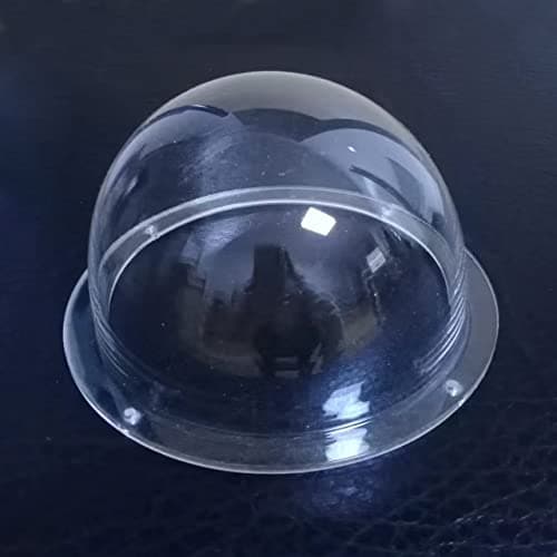 LOTOWELZON 4.72Inch/120mm Acrylic Indoor/Outdoor CCTV Replacement Clear Camera Dome Cover Security Camera Housing Surveillance Camera Cover Pet Dog Fence Window 6