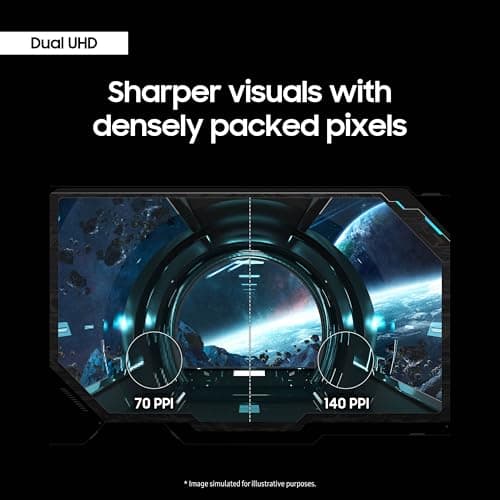 Samsung 57" Odyssey Neo G9 Series Dual 4K UHD 1000R Curved Gaming Monitor, 240Hz, 1ms with DisplayPort 2.1, Quantum Mini-LED, DisplayHDR 1000, AMD FreeSync Premium Pro, LS57CG952NNXZA, 2023 (Renewed) 5