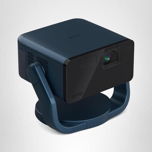 Epson EpiqVision Mini EF22 Portable Smart Laser Projector, Bright 1,000 Lumens, FHD 1080p HDR, 3-Chip 3LCD, Google TV, Netflix, Swivel Stand, Stereo Speakers, Outdoor Backyard/Home Theater - Blue 8