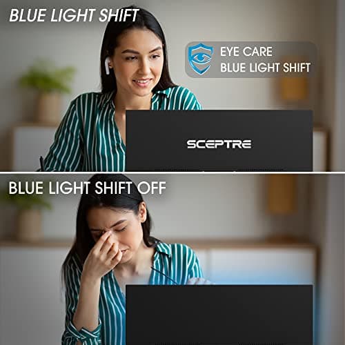 Sceptre 24-inch Prime Monitor Thin 1080p LED Monitor 99% sRGB 2x HDMI VGA Build-in Speakers, Machine Black (E248W-19203R 2025 Series) 5