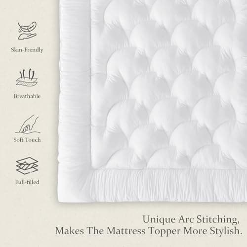 WhatsBedding 5 Inch Memory Foam Mattress Topper Full, 54x75 in 6