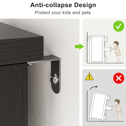 Jocoevol 6 Drawer Dresser for Bedroom, Boho Fluted Dresser with Deep Drawers, Large Double Wood Chest of Drawers for Living Room, Hallway, Entryway, Ink Black 7