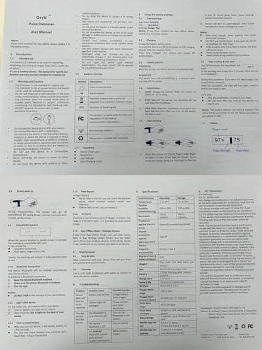 Vibeat OxyU Wrist Pulse Oximeter - Bluetooth Blood Oxygen Monitor with Finger Sensor, Wearable Finger Oxygen Meter, Continuous Heart Rate & O2 Tracking, Real-time Notification, Free APP & PC Report 9