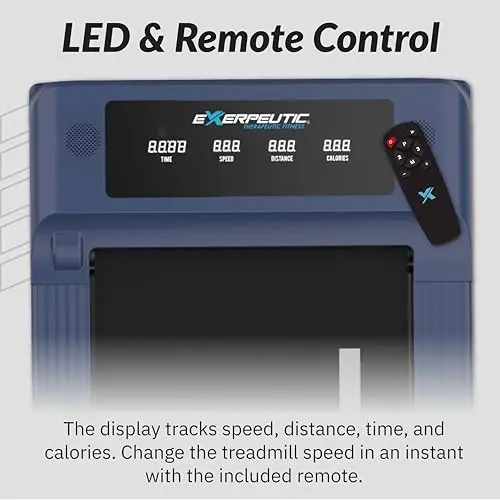 Exerpeutic 400 Lb. Capacity Heavy-Duty Walking/Jogging Exercise Treadmill Walking Pad- Home Gym Workout, Foldable Under Desk Desk Design 6