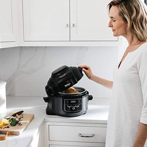Ninja Foodi 7-in-1 Pressure, Slow Cooker, Air Fryer and More, with 5-Quart Capacity and 15 Recipe Book Inspiration Guide, and a High Gloss Finish 11