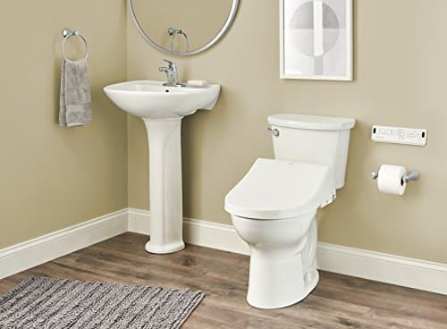 American Standard 8012A70GRC-415 INAX Heated Shower Toilet Bidet Seat with Remote Control + Dual Nozzle, White 6