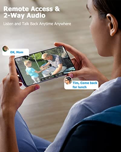 Rebluum Security Camera Wireless Outdoor, 2K Solar Security Camera,Battery Powered 360°PTZ Outdoor Camera,Color Night Vision,2-Way Audio,PIR Motion Detection,Compatible with Alexa 9