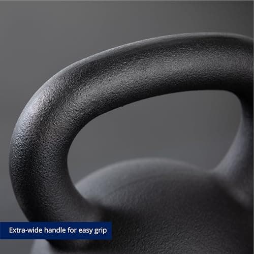 Titan Fitness 20 KG Cast Iron Kettlebell, Single Piece Casting, KG and LB Markings, Full Body Workout… 5