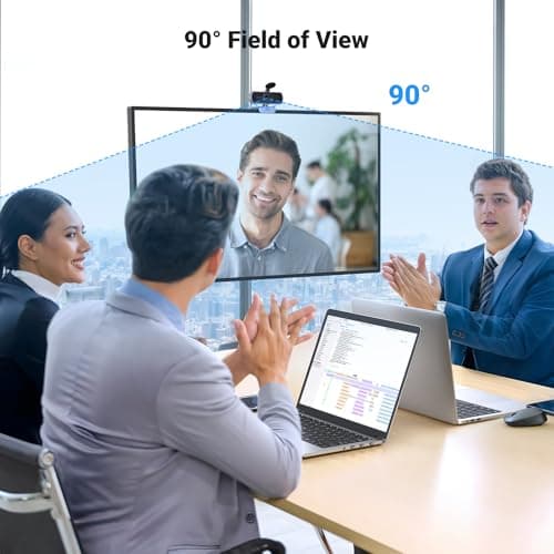 UGREEN Full HD 1080P Webcam with Microphone, 2 Noise-Canceling Mics, 85° Fov & Fixed Focus, Plug and Play, Auto Light Correction, Privacy Cover PC Camera for Zoom/Skype/Teams, Switch 2, Grey 7