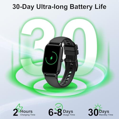 Smart Watch for Men Women, 1.57" Smartwatch (Answer/Make Call) , Fitness Tracker with 110+ Sport Modes, Heart Rate/Sleep Monitor, IP68 Waterproof, Bluetooth Calls, Smartwatches for Android iOS Black 7