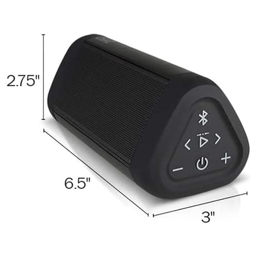 OontZ Ultra Dual Portable Bluetooth Speaker 5.0 2-Pack – IPX7 Waterproof, 14W Enhanced Sound, 20-Hr Battery, 100ft Range, Deep Bass & Clear Audio, Durable for Shower, Pool, or Beach (Black) 8