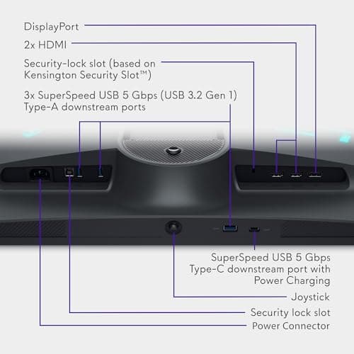 Alienware 27 4K Dual-Resolution Gaming Monitor - AW2725QF - 4K at 180Hz and FHD at 360Hz, 0.5ms GTG 1ms GTG (Extreme Mode), VESA AdaptiveSync, NVIDIA G-SYNC Compatible, HDMI/DP/USB 3.2 Gen1 - Black 10