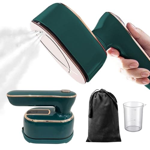 Travel Steamer Mini Iron for Clothes: portable mini steam iron handheld clothing steamers travel size small hand held garment steam plancha a de vapor para ropa portatil travel dorm essentials