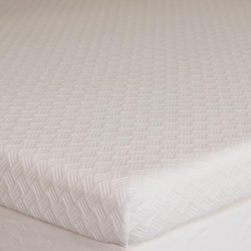 Belffin 4 Inch Memory Foam Innerspring Mattress Topper California King Size, Spring Core Medium Firm Thick Bed Topper, No Odor, Soft & Breathable Mattress with Removable Cover for Body Support, White 7