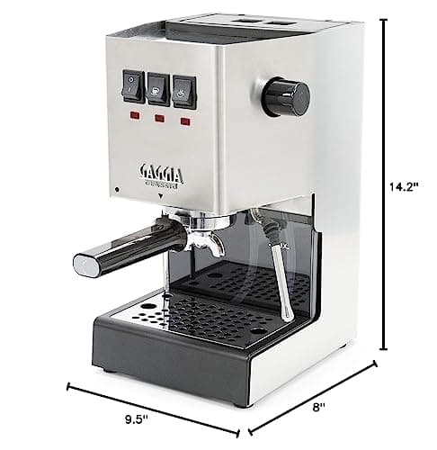Gaggia RI9380/46 E24 Espresso Machine, Brushed Stainless Steel 7
