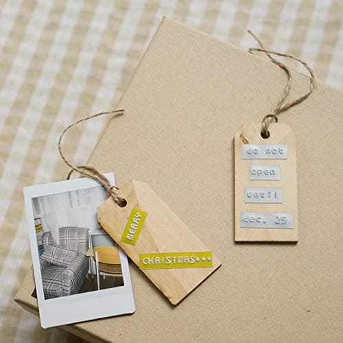 Motex Embossing Label Maker, Labeling Tool, Old School Label Maker, for Manual Label Embossing- E-101 (1 Wheel, White) 5