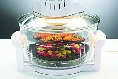 Electric Air Fryer Turbo Convection Oven Roaster Steamer,Halogen Oven Countertop Great for French Fries & Chips 5