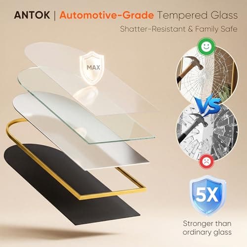 Antok 58" x19” Arched Full Length Floor Mirror, Gold Aluminum Frame, Free Standing/Wall Mount/Leaning for Bedroom, Living Room, Dressing Room 6