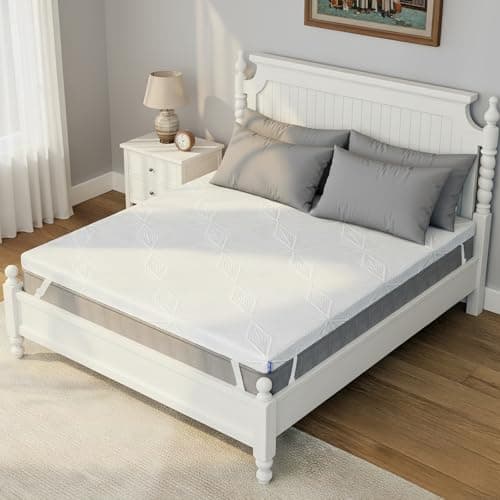 Ballad 3 Inch Gel Memory Foam Mattress Topper Queen Size, High Density Cooling Pad with Premium Removable Cover, Pressure Relief Bed Topper, (CertiPUR-US & Oeko-Tex Certified) 8