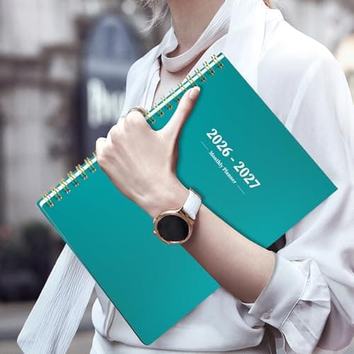 Ymumuda 2026 Planner-2 Year Monthly Planner 2026-2027, JAN.2026 - DEC.2027, 8.5" x 11", 26-27 Monthly Calendar,Large Planner with Spiral Bound, 24 Months Perfect for School Office Schedule 8