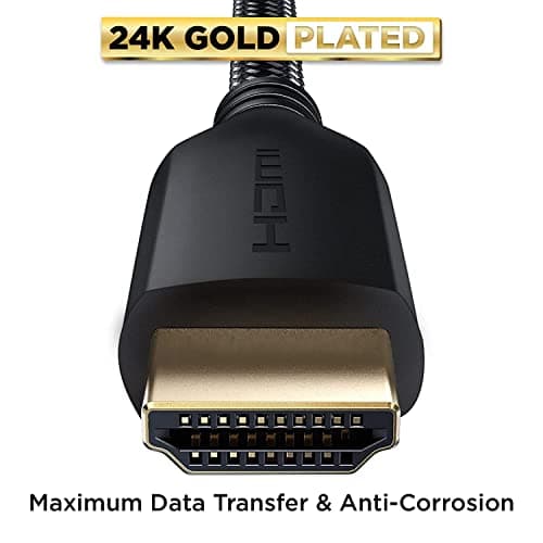 PowerBear 4K HDMI Cable 10 ft | High Speed Hdmi Cables, Braided Nylon & Gold Connectors, 4K @ 60Hz, Ultra HD, 2K, 1080P, ARC & CL3 Rated | for Laptop, Monitor, PS5, PS4, Xbox One, Fire TV, & More 6