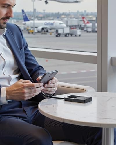 Baseus Portable Charger, 10000mAh Fast Charging Power Bank, 22.5W PD3.0 QC3.0 Battery Pack Built-in USB C Braided Cable, Travel Essentials for iPhone 17 16 15, iPad, S25/S24, Indoor/Outdoor 9