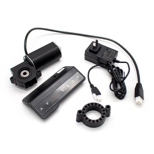 SUZLAZYR 94A10 Elevated Table Motor, Manual Control Integrated 3-Piece Kit Lift Table Motor Set Lifting Desk Accessories 40KG 107RPM,8mm Hole