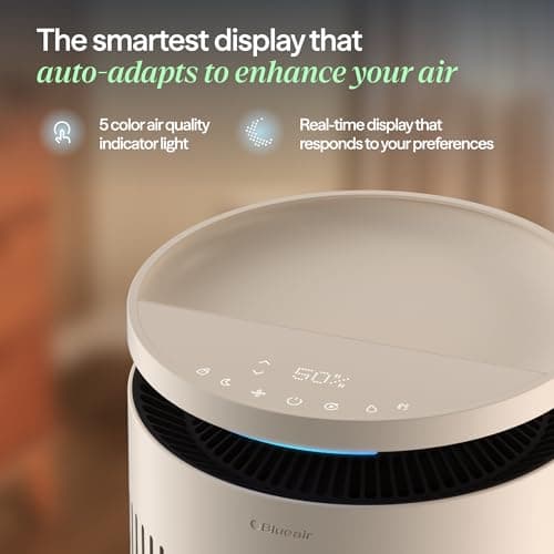Blueair 2-in-1 Pro Air Purifier & Humidifier for Large Rooms, HEPASilent™ Removes 99.97% Allergens, Dust, Smoke, Up to 1,875 sq ft, Smart App, Skin-Hydration Mode, 360° InvisibleMist™ 7