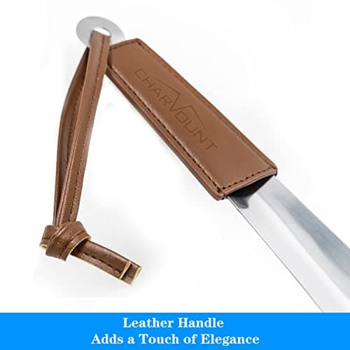 Charmount Metal Shoe Horn - 12 Inch Long Shoe Horns for Senior, Men, Women, Kids, Stainless Steel Shoehorn with Handle (Durable, Upgraded 2mm Thick) 5