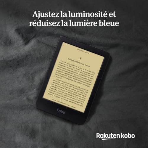 Kobo Clara BW | eReader | 6” Glare-Free Touchscreen with ComfortLight PRO | Dark Mode Option | Audiobooks | Waterproof | 16GB of Storage | Black 5