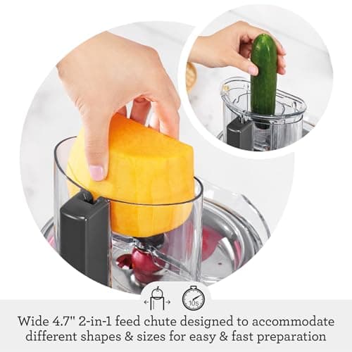 Breville BFP638 Paradice 9 Cup Food Processor and Dicer, Small, Brushed Stainless Steel 5