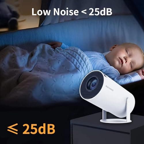 Limimart 5G WiFi Projector, 4K Support, 5.0 Bluetooth Speaker with 130'' Screen,Auto Keystone Correction, Compatible with Android/iOS/Windows/TV Stick/HDMI/USB/Audio 3.5 8