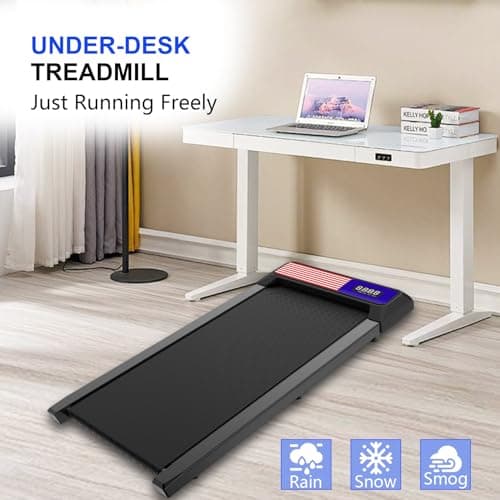 3 in 1 Treadmill, Walking Pad for Home/Office,Under Desk Walking Treadmill with Incline, Remote Control, APP and LED Display 5